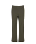 Women's Semi Boot Cut Pants - Dark Khaki