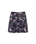 Women's Camo Pattern Pleats Skirt - Light Pink