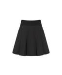 Women's Banded Flare Skirt - Black