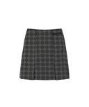 Women's Seasonal Pattern Skirt - Black