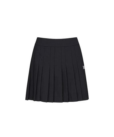 Women's Double Pleats Skirts - Black