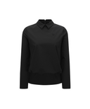 Women's Faux Layered T-Shirt - Black