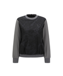 Women's Camo Pattern Layered T-Shirt - Black