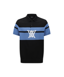 Men's Abstract Color Block Sweater - Black