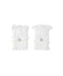 Women's Frill Wrist Cover - White