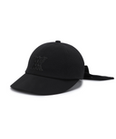Women's Ribbon Ball Cap - Black
