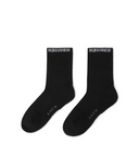 Women's Basic Middle Socks - Black