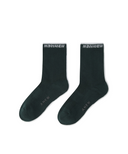 Women's Basic Middle Socks - Dark Green