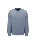 Men's Sleeve Tape Windproof Sweater - Light Blue