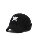 Uni Ear Muff Knit Cap - Black