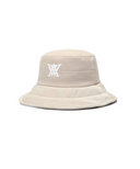 Uni Fabric Mix Padded Bucket Hat - Beige