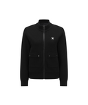 Women's Pocket Patch Sweater Cardigan - Black