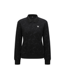 Women's Boucle Jacquard Comfort T-Shirt - Black