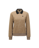Women's Boucle Jacquard Comfort T-Shirt - Camel