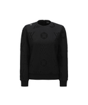Women's Logo Pattern Sweatshirt - Black