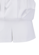 Women's Pleated Half Pants - Off White