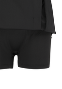 Women's Banded Flare Skirt - Black