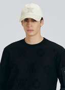 Uni Fabric Mix Earband Cap - Cream
