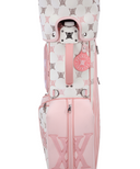 8 Slim Logo Dot Wheel Bag - Pink