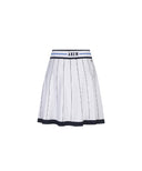 Preppy  Set-Up Skirt - White