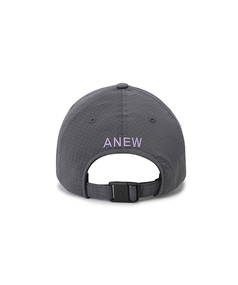 Nylon Rip Stop Ball Cap - Grey
