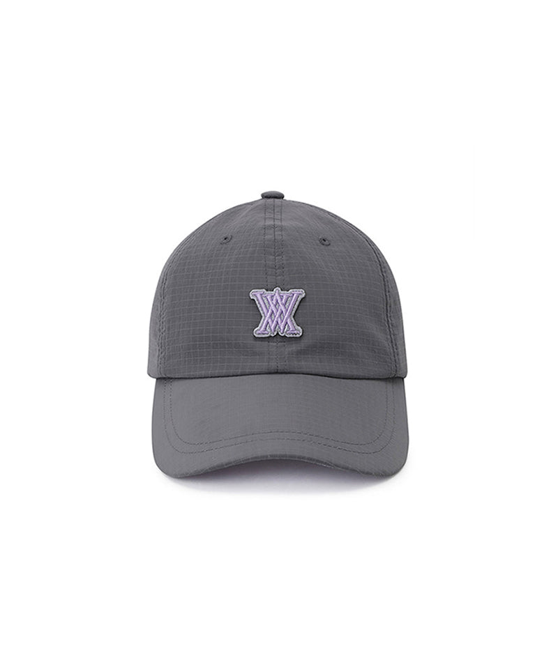 Nylon Rip Stop Ball Cap - Grey