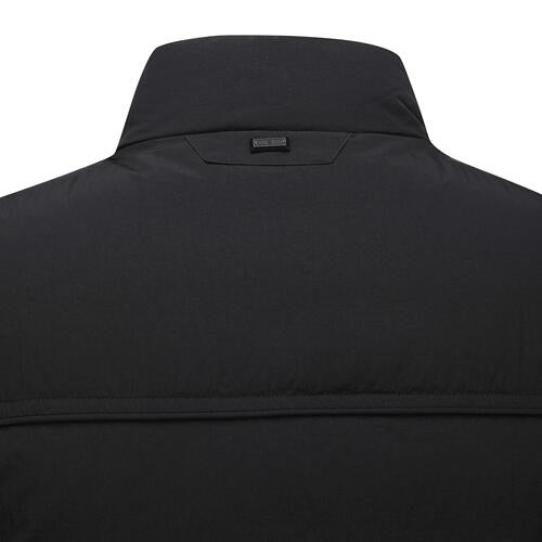 ANEW Golf Men Diagonal Incision Point Down Vest - Black