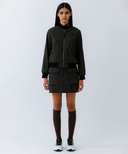 [Signature] Women's Reversible MA-1 Jacket - Black