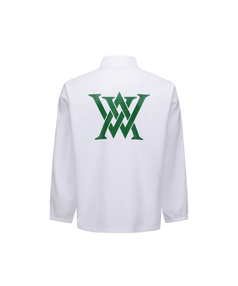 Men's Logo Point Anorak - White