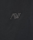 ANEW GOLF Men's SM Wooven Round Short T-Shirt - Black
