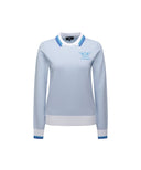 [Legacy Sale] Women's Logo Combination Pastel Sweater - Sky Blue