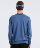 [Signature] Men's Textured Mix Pullover - Blue