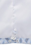 Men WI Logo Pattern Padded Jacket - Royal Blue