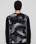 Men's WI Brushstroke Windproof Sweater - Black