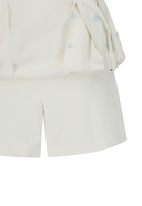 Women's Seasonal Pleats Half Pants - Ivory