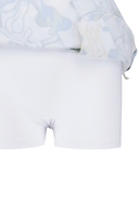 Women's Abstract Volume Flare Skirt - White