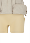 Women's Pleated Skirt - Beige