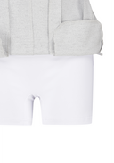 Women's Pleated Skirt - Light Grey