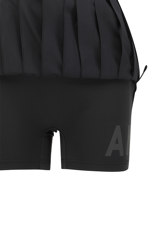 Women's Essential Pleats Skirt - Black – Anew Golf USA