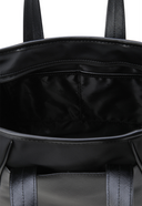 Unisex Two Tone Tote Bag - Black