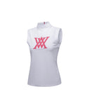 Women's Front Logo Point Sleeveless - White