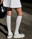 Women's Essential Knee Socks - White