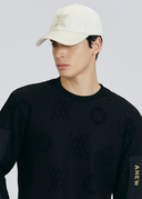 Uni Fabric Mix Earband Cap - Cream
