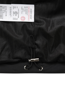 Women's Detachable Hood Padded Anorak - Black