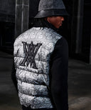 Men's WI Big Logo Hybrid Down Jacket - Grey