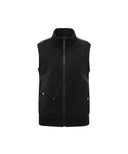 Women's Woven Hybrid Sweater Vest - Black