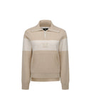 ANEW Golf Women's Big Collar Half Zip-UP Pullover - Light Beige