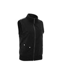 Women's Woven Hybrid Sweater Vest - Black