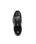 [Legacy Sale] Women's Camo Wing-Tip Brog Shoes - Black