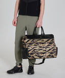 ANEW GOLF Uni Camo Pattern Boston Bag - Black
